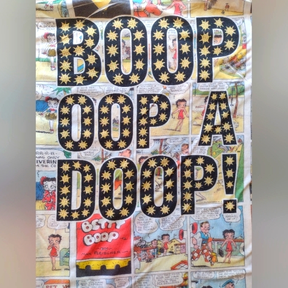 Vintage VTG 90s Rare Imported Betty Boop AOP All Over Print Shirt Unisex Large - Picture 6 of 6